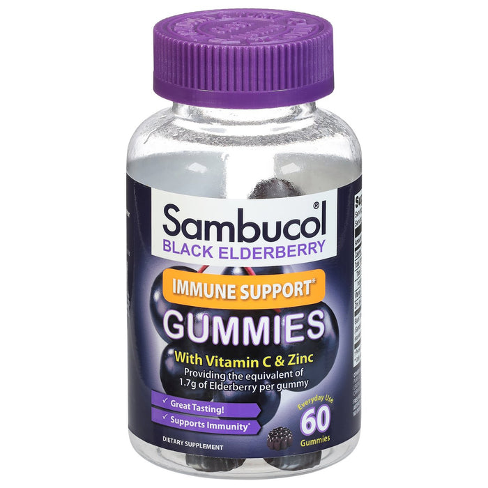 Sambucol Black Elderberry Immune Support Gummies by Pasteur Pharmacy