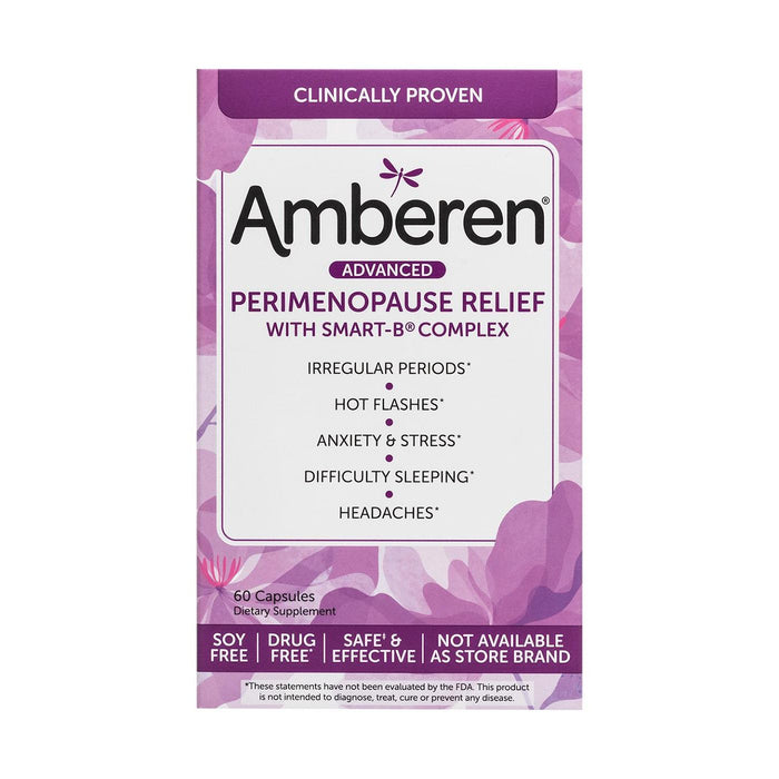 Amberen Advanced Perimenopause Relief -- 60 Capsules by Pasteur Pharmacy