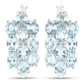 9.88 Carat Genuine Blue Topaz .925 Sterling Silver 3 Piece Jewelry Set (Ring, Earrings, and Pendant w/ Chain) by Bids.com