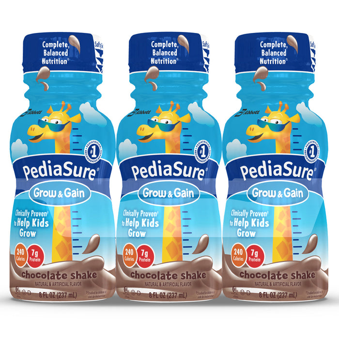 PediaSure Grow & Gain Kids Nutritional Shake Chocolate Ready-to-Drink Bottles, 24 Pk./8 Fl. Oz by Pasteur Pharmacy