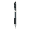 Zebra Sarasa Dry Gel X20 Gel Pen, Retractable, Fine 0.5 mm, Black Ink, Smoke Barrel, 12/Pack