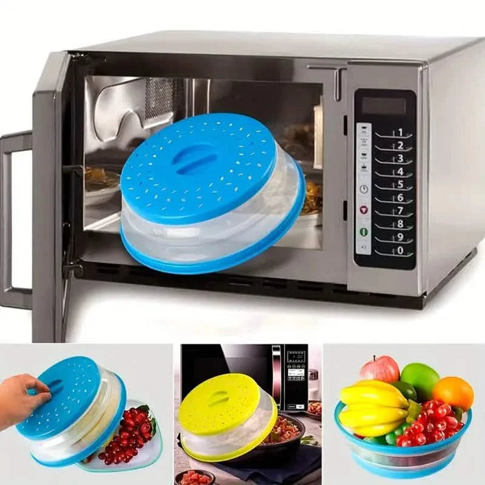 10.5 inch Collapsible Food Plate Lid Cover by DailySale