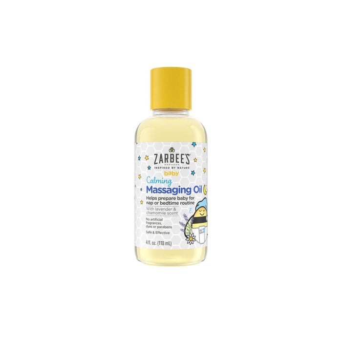 Zarbee's Naturals Baby Calming Massage Oil 4 Fl. Oz. Bottle by Pasteur Pharmacy