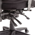 Alera Elusion Series Mesh Mid-Back Multifunction Chair, Supports Up to 275 lb, 17.7" to 21.4" Seat Height, Black