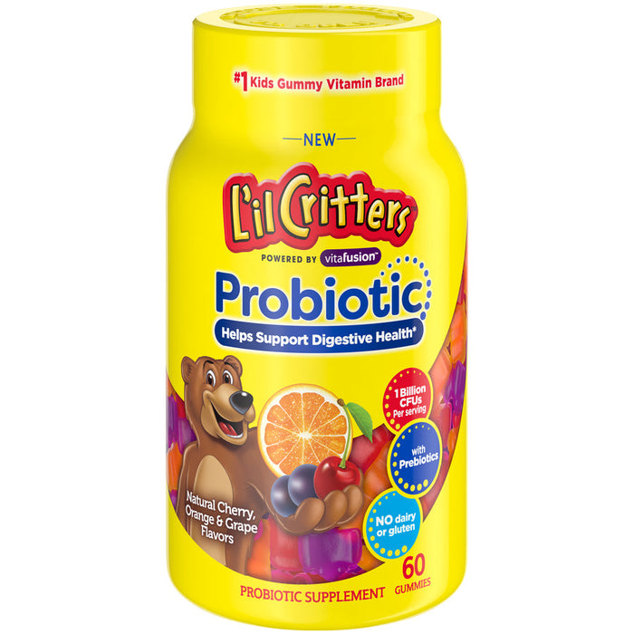 L'il Critters Kids Gummy Probiotic, Digestive Support, 60 Count by Pasteur Pharmacy