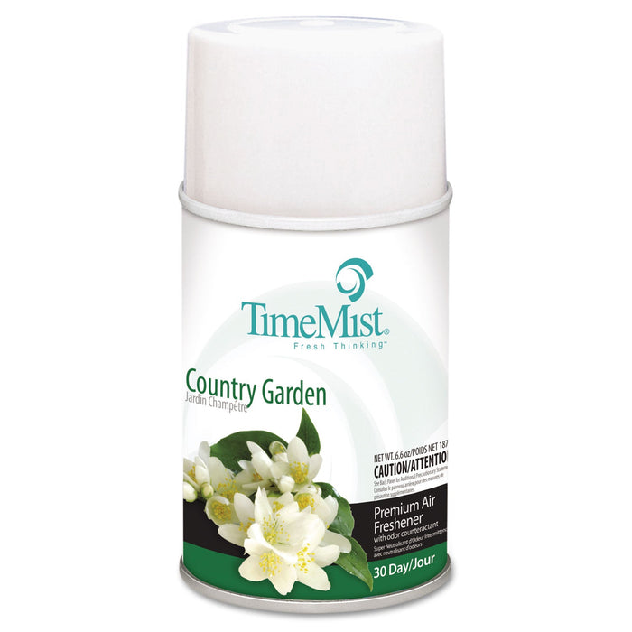 TimeMist Premium Metered Air Freshener Refill, Country Garden, 6.6 oz Aerosol Spray