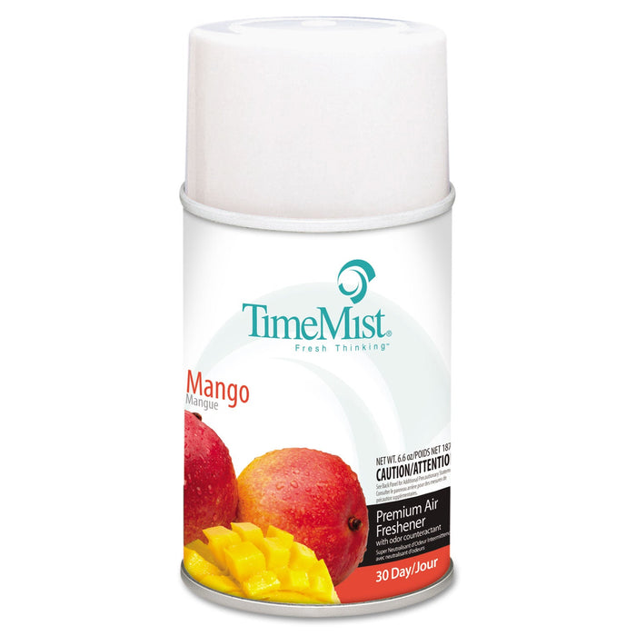 TimeMist Premium Metered Air Freshener Refill, Mango, 6.6 oz Aerosol Spray