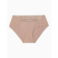 Calvin Klein Invisibles Mesh-Trim Hipster Panties Brown X-Large by Vanessa Jane