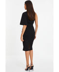 Quiz Womens Scuba Crepe One Shoulder MIDI Dress, Size 14 by Vanessa Jane