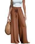 Cupshe Womens Summer Lovin Drawstring Wide-Leg Pants by Vanessa Jane