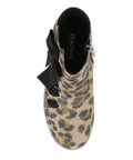Kenneth Cole Reaction Children Shoes Cosmic Bow Fabric, Size 3Y/Leopard by Vanessa Jane