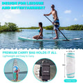 10’6” x 32”x 6” Paddle Boards for Adults with Premium SUP Accessories and Backpack by DailySale