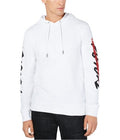 I.N.C. Red Sequined Graphic-Print Sleeve Fleece-Lined Hoodie, XL by Vanessa Jane
