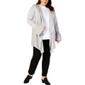 Style & Co-Plus Ruffled-Sleeve Open-Front Cardigan by Vanessa Jane