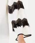 Alfani Women's Embellished Pleated-Neck Top by Vanessa Jane