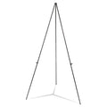 Universal Heavy-Duty Instant Setup Foldaway Easel, Adjusts 25" to 63" High, Aluminum, Black