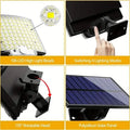 106LED Super Bright Motion Sensor Solar Power LED Garden Wall Light by DailySale