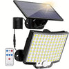 106LED Super Bright Motion Sensor Solar Power LED Garden Wall Light