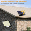 106LED Super Bright Motion Sensor Solar Power LED Garden Wall Light by DailySale