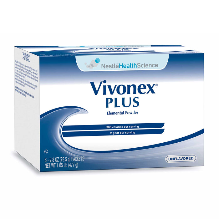 Vivonex Plus Unflavored Elemental Powder 6-2.8 Oz. Packs by Pasteur Pharmacy