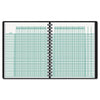 AT-A-GLANCE Undated Class Record Book, Nine to 10 Week Term: Two-Page Spread (35 Students), 10.88 x 8.25, Black Cover