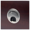 Alera Valencia Series Optional Grommets, 2.63" Diameter, Silver Metal, 2/Pack