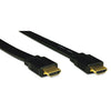 Tripp Lite High Speed HDMI Flat Cable, Ultra HD 4K, Digital Video with Audio (M/M), 3 ft, Black