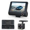 1080P 4" Dual Lens HD Car DVR Rearview Video Dash Cam Recorder Camera G-sensor by DailySale