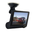 1080P 4" Dual Lens HD Car DVR Rearview Video Dash Cam Recorder Camera G-sensor by DailySale