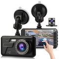 1080P 4-Inch Touch Screen Dual Dash Cam by DailySale
