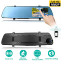 1080P Car DVR 4.3inches Dash Cam with 140° Angle Loop Recording by DailySale