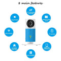 1080P HD IP Wireless Smart WiFi CCTV Camera Video Baby Monitor Camera by DailySale