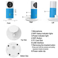 1080P HD IP Wireless Smart WiFi CCTV Camera Video Baby Monitor Camera by DailySale