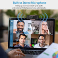 1080P USB Webcam 170 Degree Vertical Adjustment with Clip by DailySale