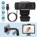 1080P USB Webcam 170 Degree Vertical Adjustment with Clip by DailySale