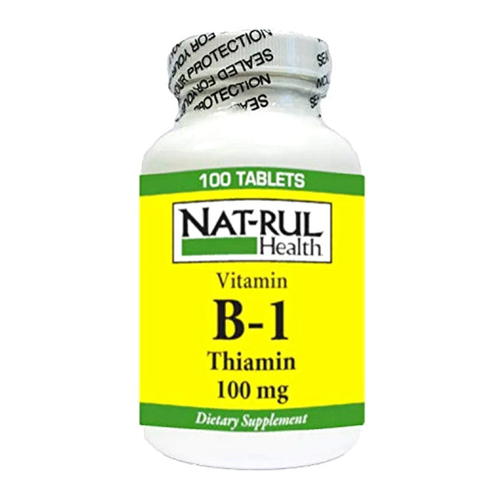 Natrul Health Vitamin B-1 (Thiamine) 100 mg – 100 Tablets by Pasteur Pharmacy