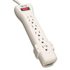 Tripp Lite Protect It! Surge Protector, 7 AC Outlets, 7 ft Cord, 2,160 J, Light Gray
