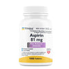 Rising Health Pain Relief - Low Dose Aspirin 81mg For Adults - Compared To Bayers - Enteric Coated Low Strength Aspirin Tablets - Pain Reliever For Minor Aches And Pains - Made In USA