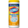Clorox Disinfecting Wipes, 7 X 8, Crisp Lemon, 35/Canister