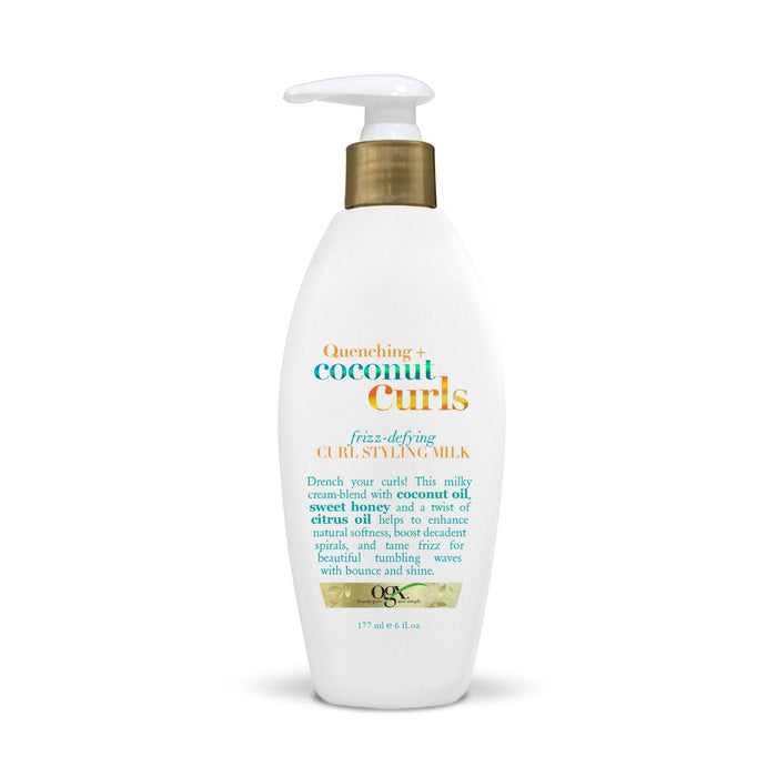 OGX Quenching Coconut Curls Frizz-Defying Curl Styling Milk 6 Oz by Pasteur Pharmacy