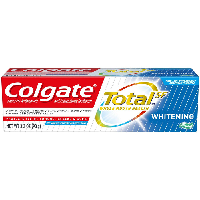 Colgate Total Whitening Toothpaste Gel, Mint, 3.3 Oz by Pasteur Pharmacy