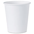 Dart White Paper Water Cups, 3 oz, 100/Bag, 50 Bags/Carton
