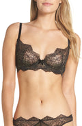 Dita Von Teese Metallic-Lace Underwire Bra by Vanessa Jane