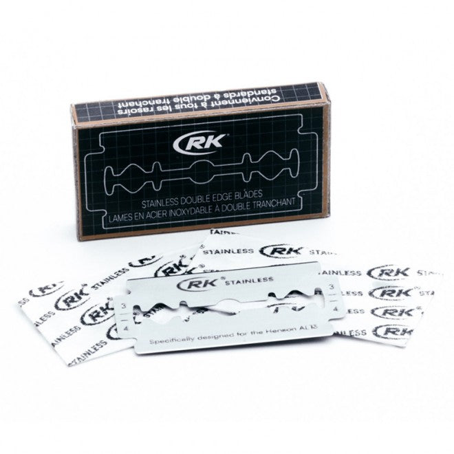 Henson Shaving RK Stainless Steel Double Edge Blades by Pasteur Pharmacy
