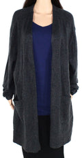 Style and Co. Womens Sweater Charcoal Plus Open Front Cardigan, 2X by Vanessa Jane