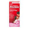 Tylenol Children's Oral Suspension Medicine, Kids' Liquid Medicine Pain Reliever & Fever Reducer For Cold + Flu Symptoms, Aspirin-, Ibuprofen- & Alcohol- Free, Bubble Gum, 4 Fl. Oz