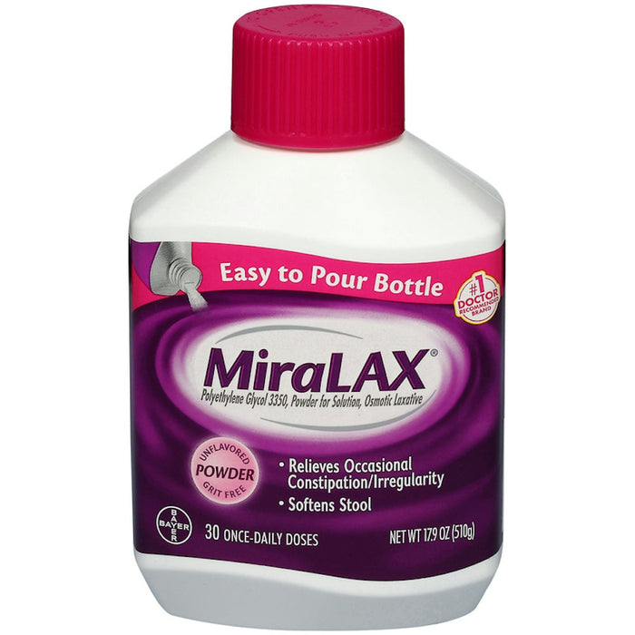 MiraLAX® 17 g Laxative Powder, 17.9 oz by Pasteur Pharmacy
