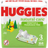 Huggies Natural Care Disney Baby Sensitive & Fragrance Free Wipes 56 ct x 3