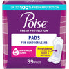 Poise Maximum Absorbency Incontinence Pads, Long Length