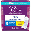 Poise Incontinence Moderate Absorbency Pads, Regular Length